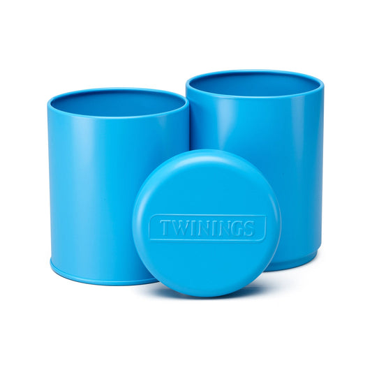 Twinings Refillable Double Stack Tea Caddy Tea Caddy Tea Storage Caddy Blue & Green Teaware Tea Lover Gift