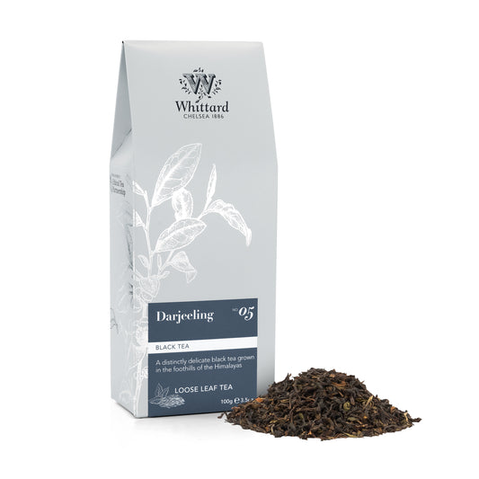Whittard Darjeeling Loose Tea Pouch, 100g