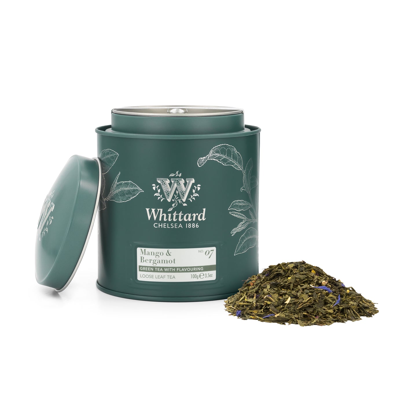 Whittard Mango Bergamot Loose Tea Caddy, 100g
