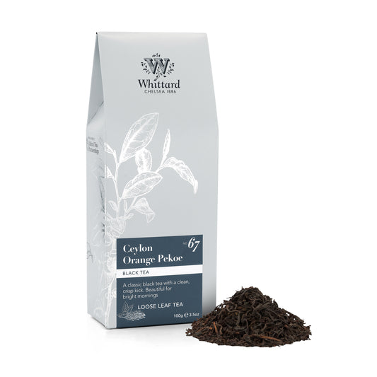 Whittard Ceylon Orange Pekoe Loose Tea Pouch, 100g