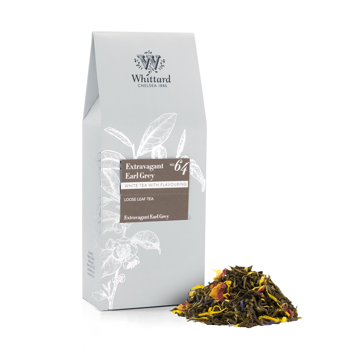 Whittard Extravagant Earl Grey Loose Tea Pouch, 100g