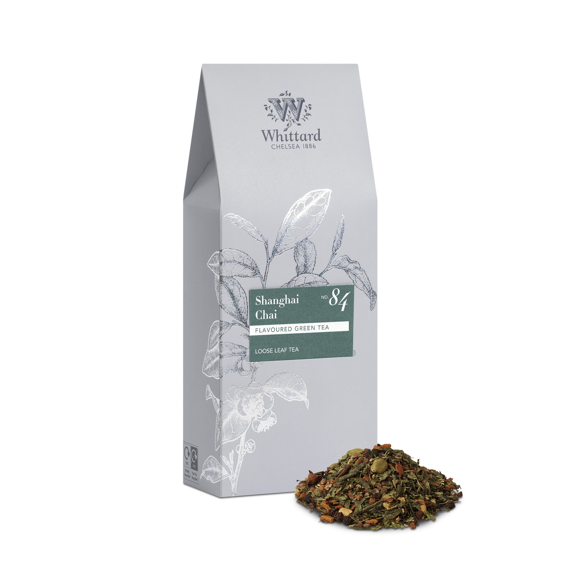 Whittard Shanghai Chai Loose Tea Pouch, 100g