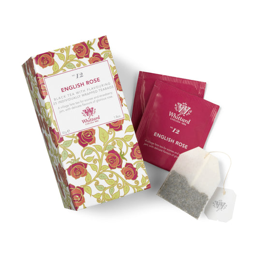 Whittard Tea Discoveries English Rose 25 Individually Wrapped Teabags