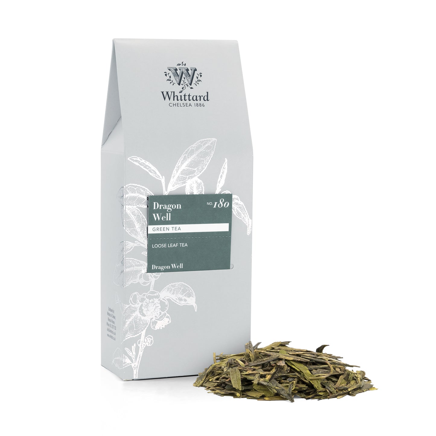 Whittard Dragon Well Loose Tea Pouch, 50g