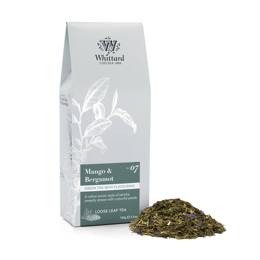 Whittard Mango & Bergamot Loose Tea Pouch, 100g