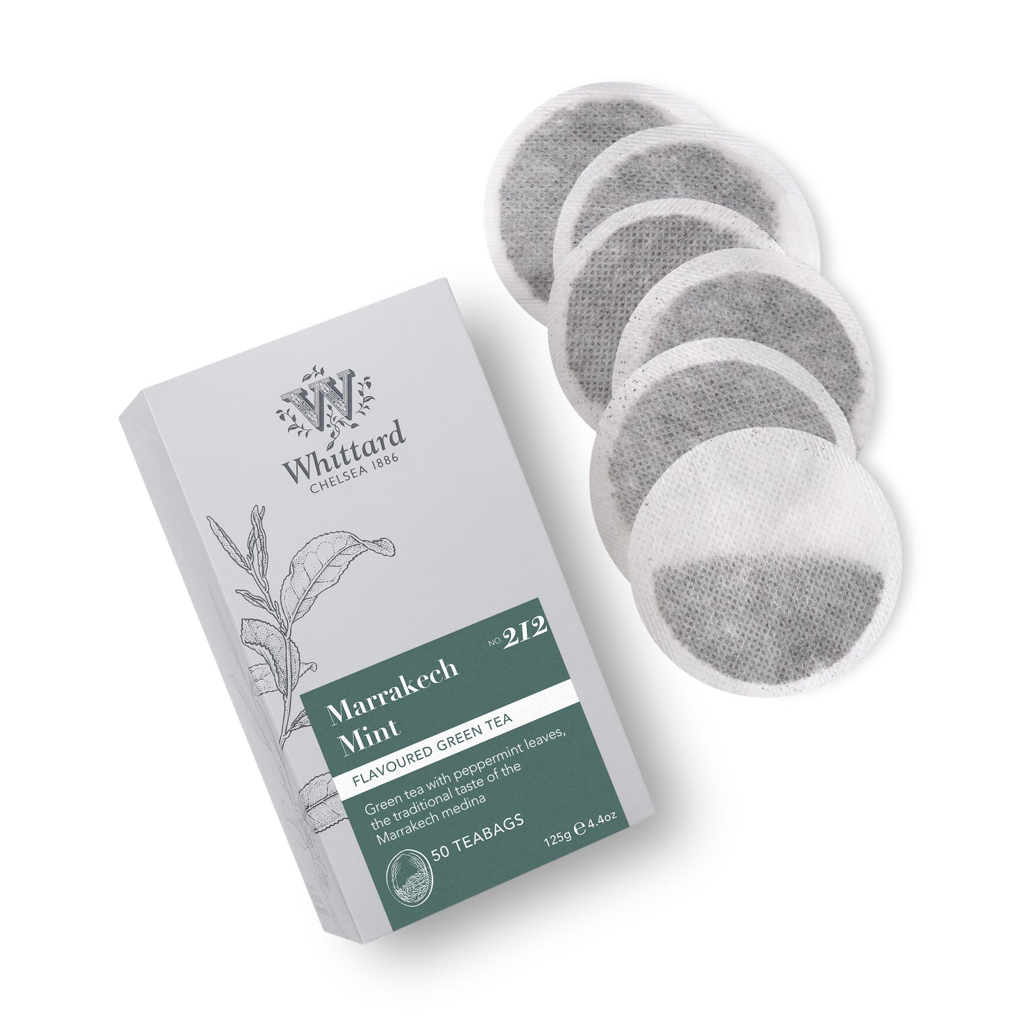 Whittard Marrakech Mint 50 Traditional Teabags