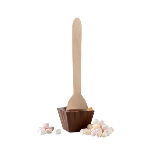 Whittard Caramel Vanilla Flavour Chocolate Spoon with Mini Marshmallows
