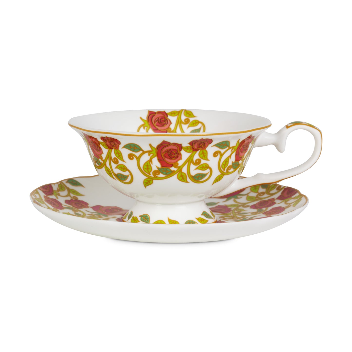 Whittard English Rose Tea Cup and Saucer