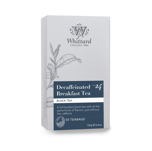 Whittard Decaf English Breakfast 50 Traditional Teabags