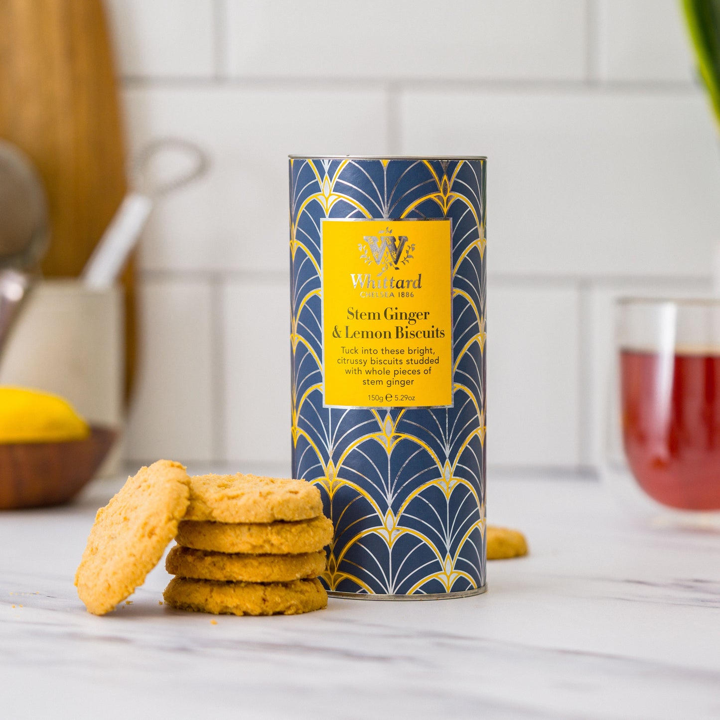 Whittard Stem Ginger & Lemon Biscuits