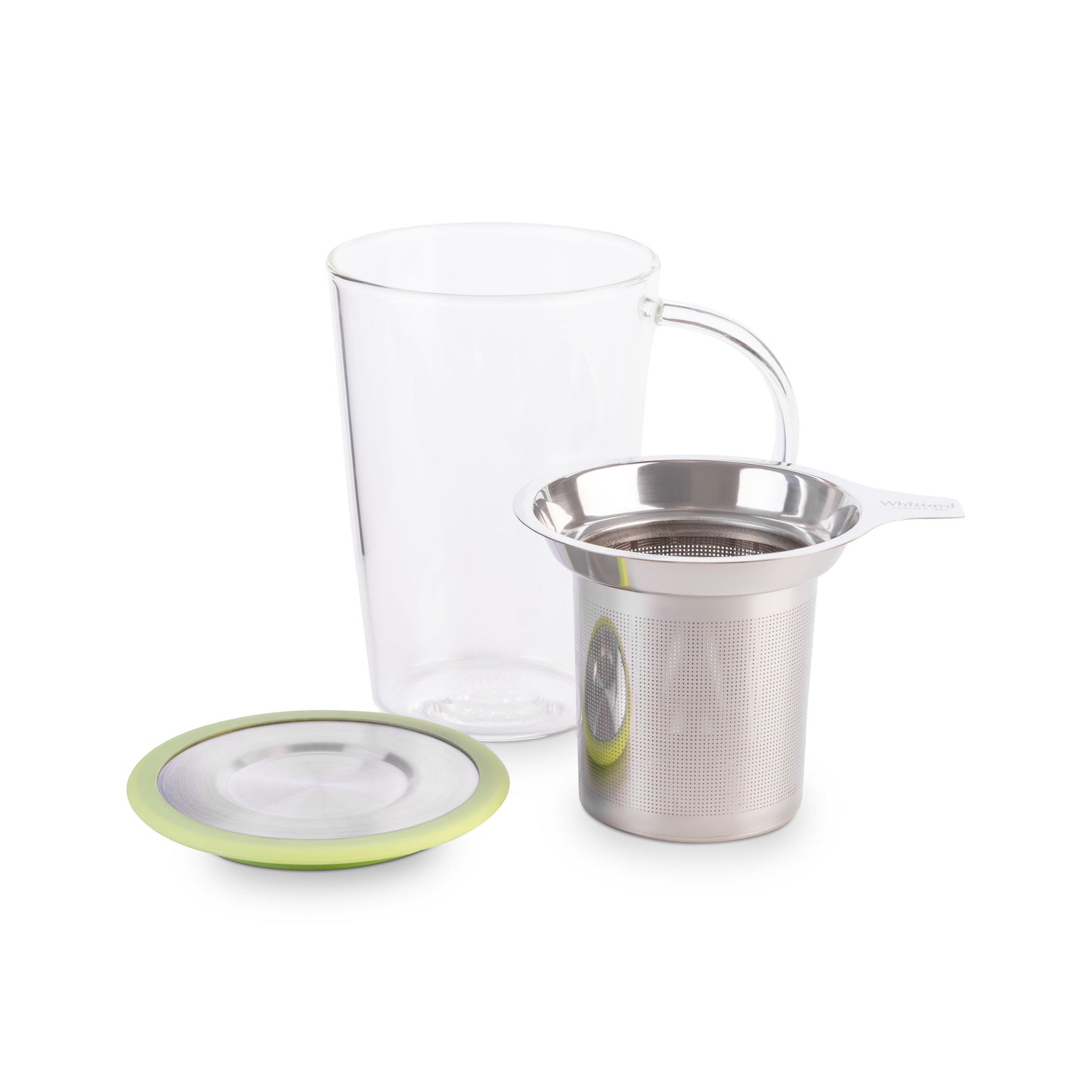 Whittard Pistachio Glass Pao Infuser Mug