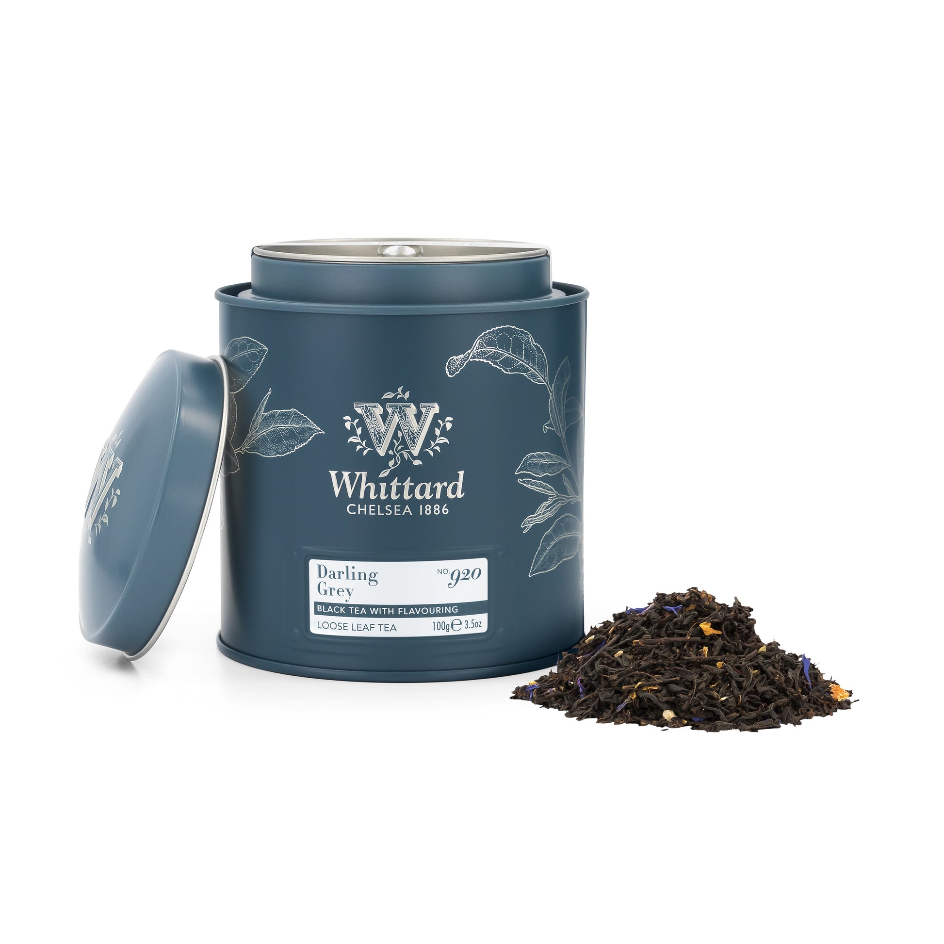 Whittard Darling Grey Loose Tea Caddy