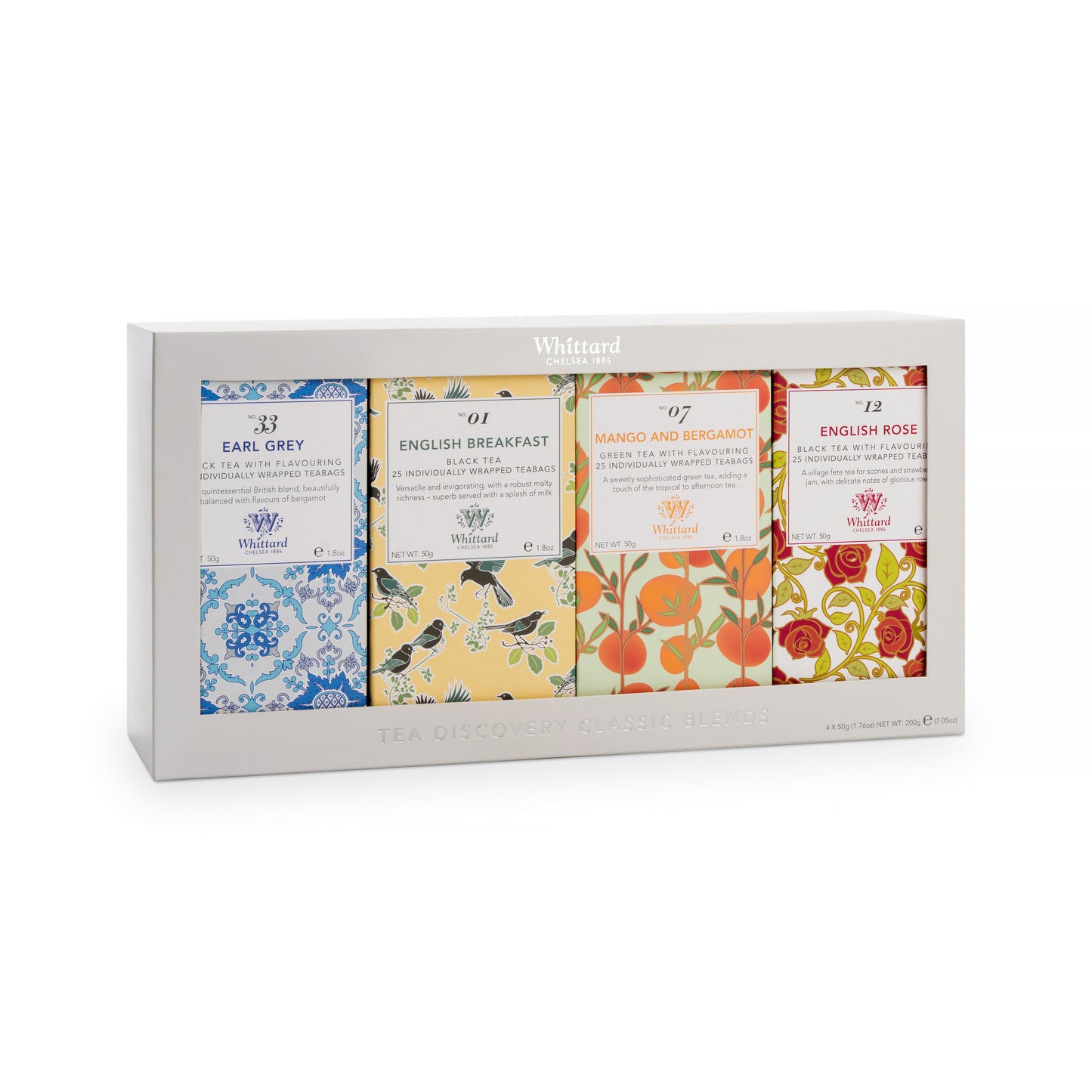 Whittard Tea Discovery Classic Blends Giftset
