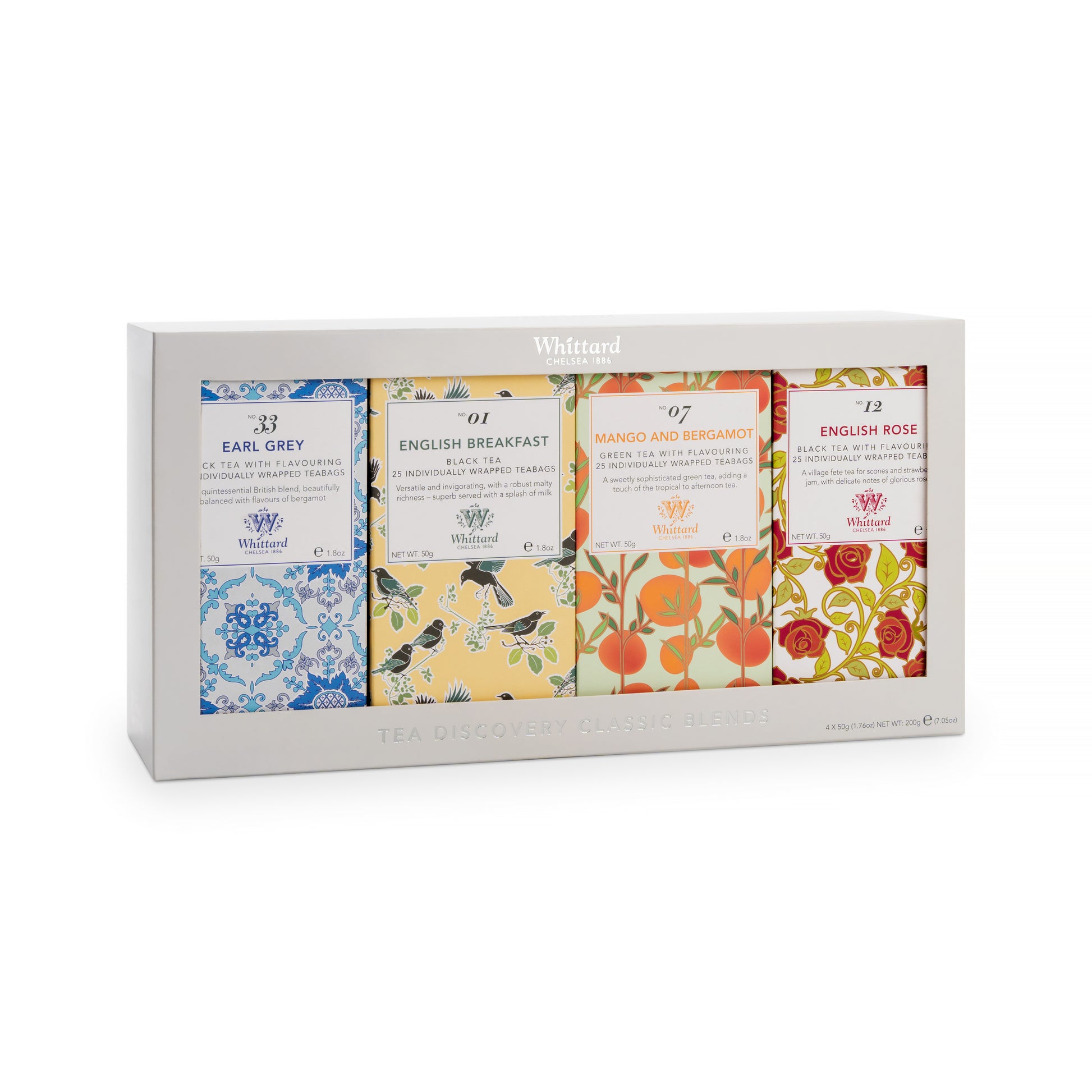 Whittard Tea Discovery Classic Blends Giftset
