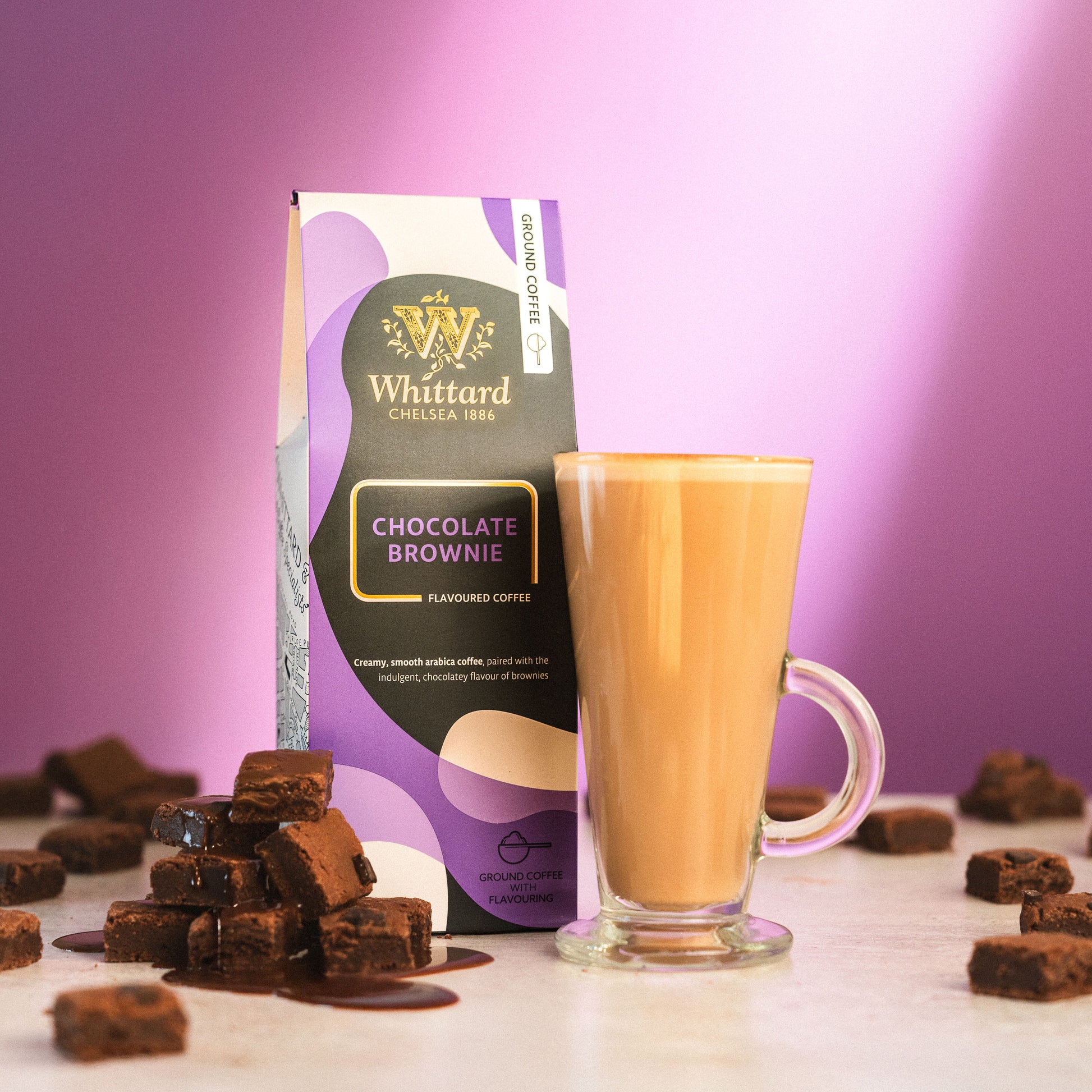 Whittard Chocolate Brownie Flavoured Ground Coffee