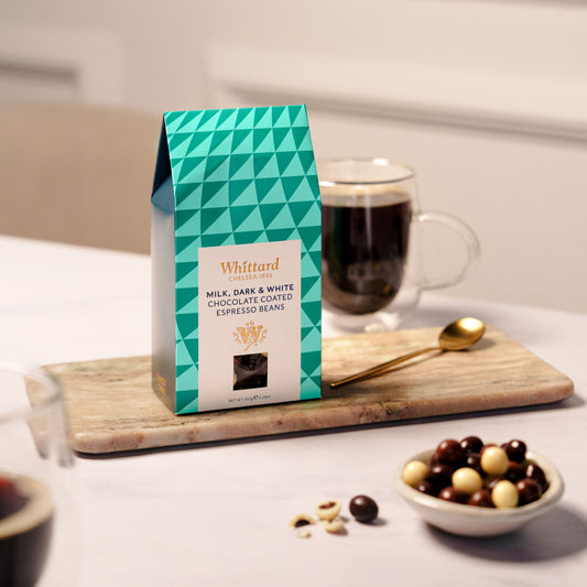 Whittard Milk, Dark & White Chocolate Coated Espresso Beans