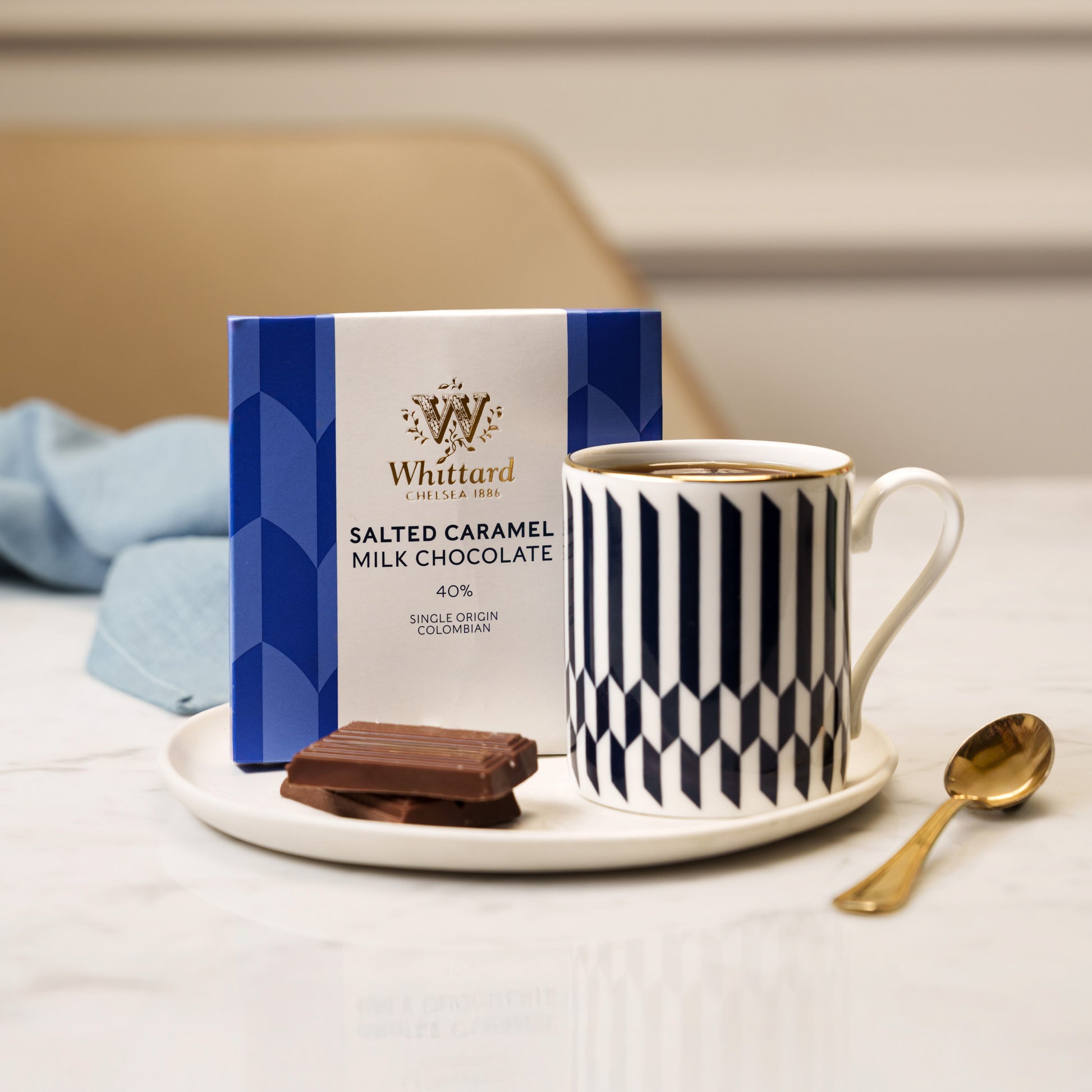 Whittard Salted Caramel Milk Chocolate Bar