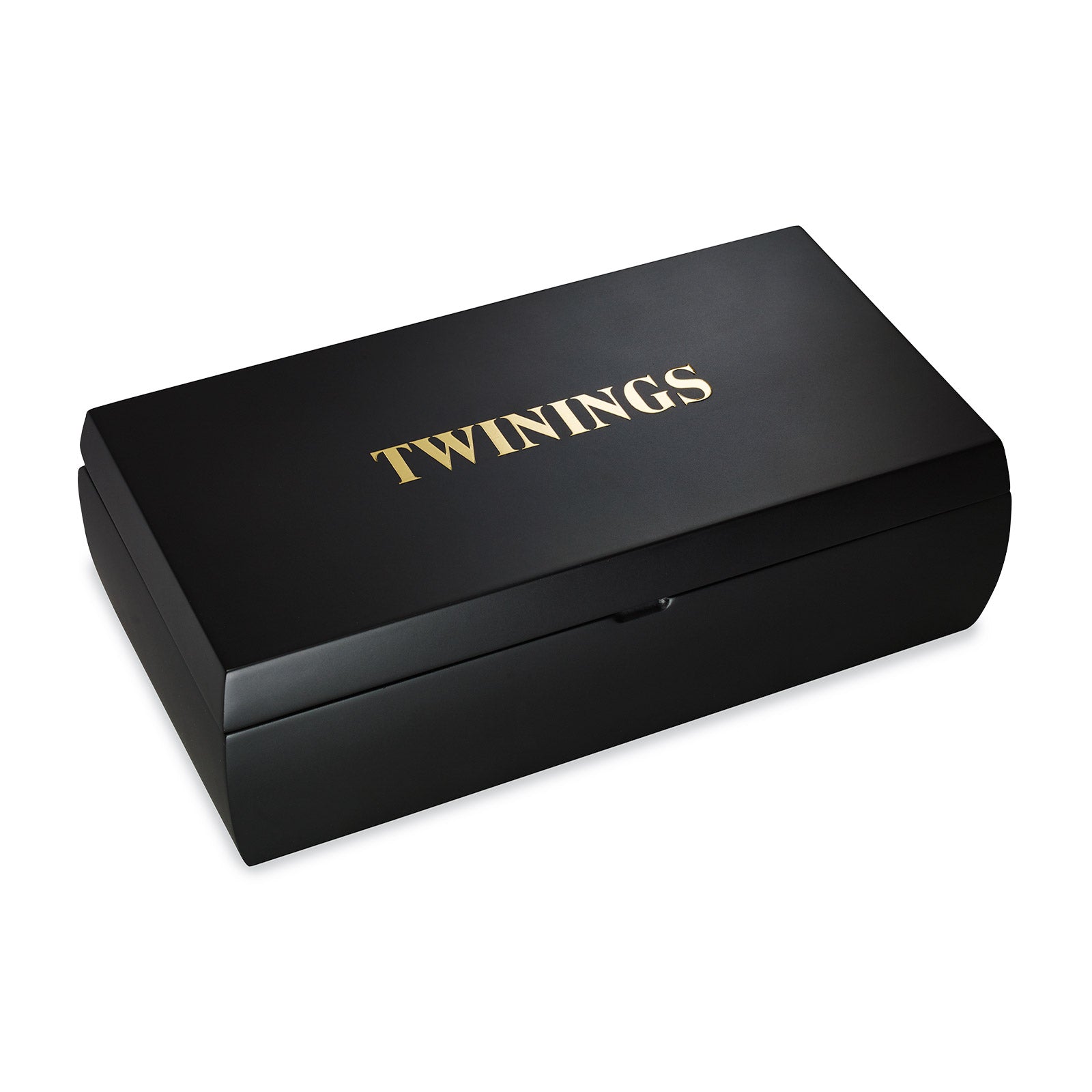 Twinings Twinings Black Wooden Tea Box - Empty Tea Box - 8 Compartments ...