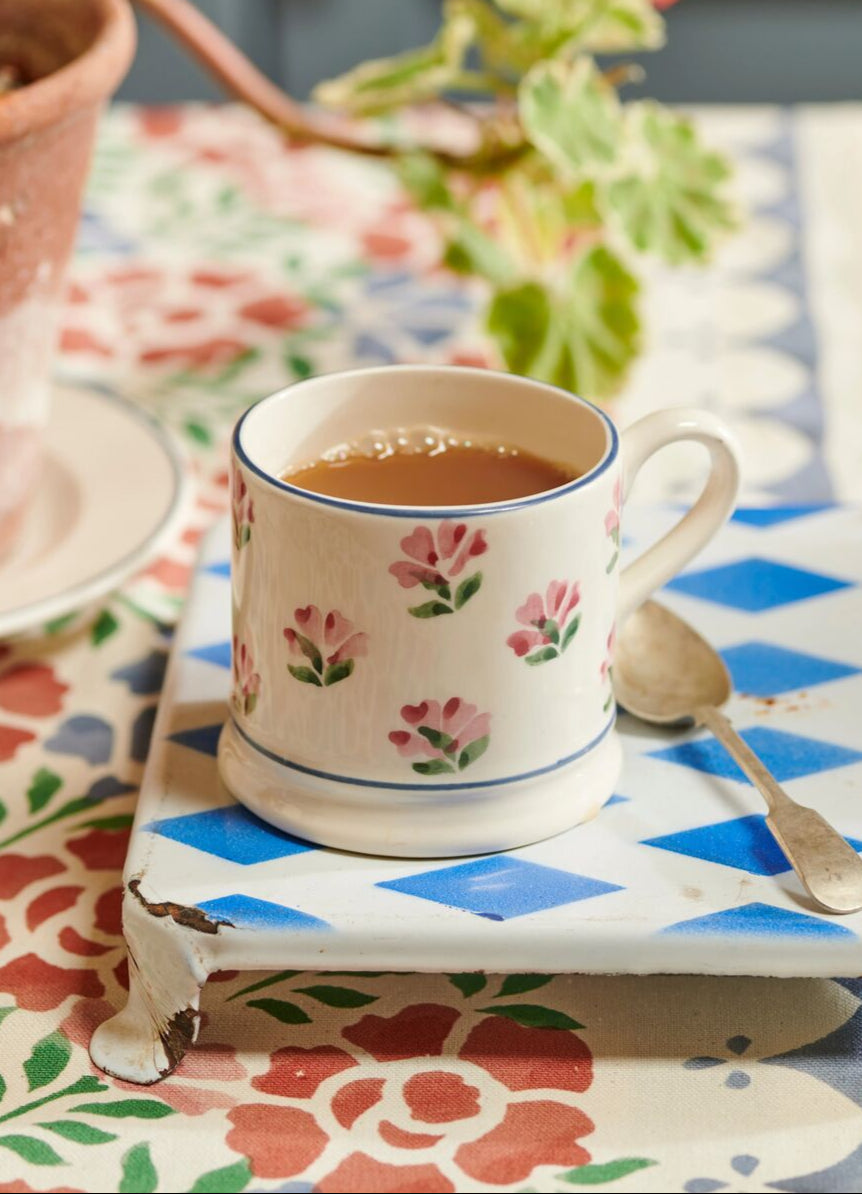 Emma Bridgewater Little Rose Small Mug Unique Handmade & Handpainted English Earthenware Tea/Coffee Mug