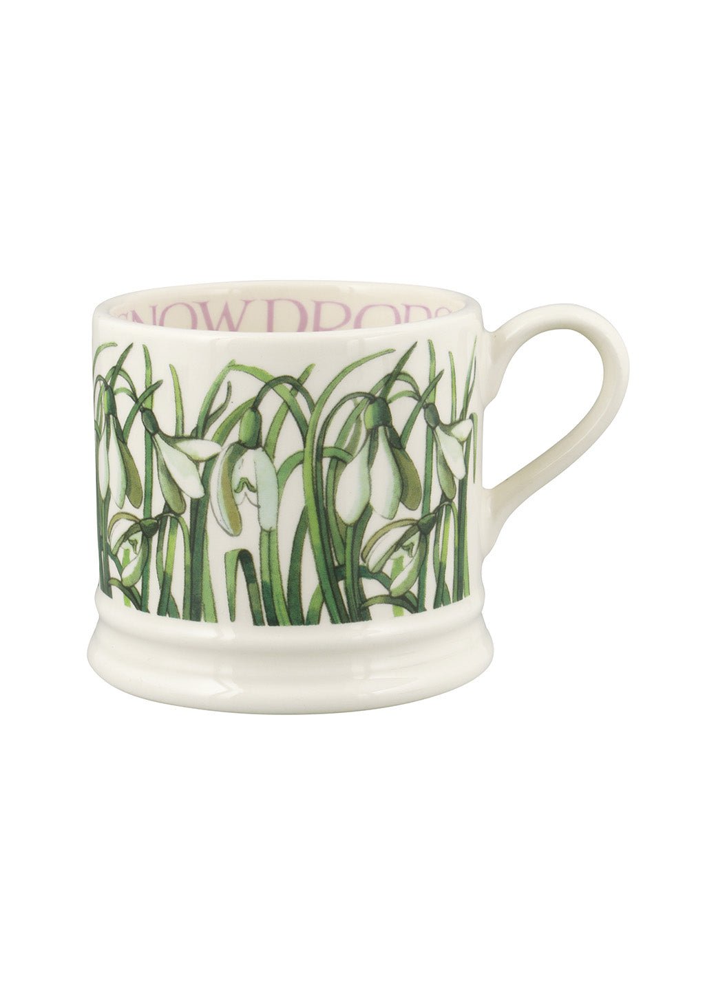 Snowdrop Small Mug Unique Handmade & Handpainted English Earthenware Tea/Coffee Mug Emma Bridgewater