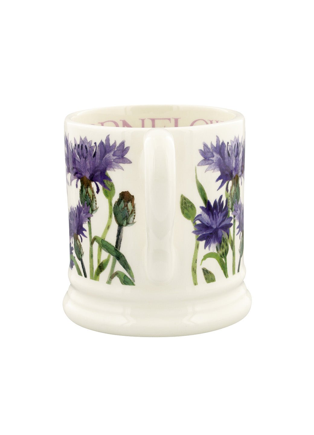 Flowers Cornflower 1/2 Pint Mug Unique Handmade & Handpainted English Earthenware Tea/Coffee Mug Emma Bridgewater