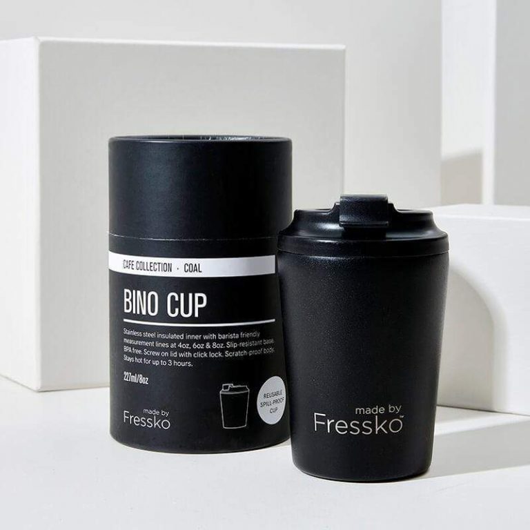FRESSKO Coal Reusable Cup (Stainless Steel)