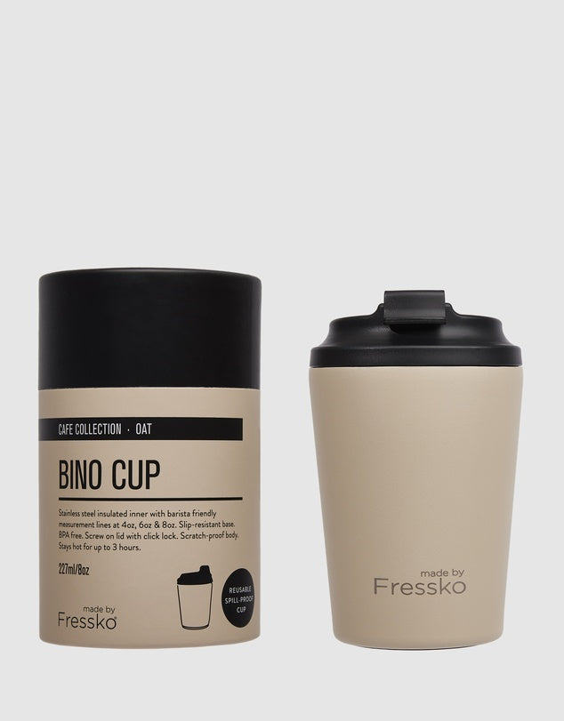 FRESSKO Oat Reusable Cup (Stainless Steel)