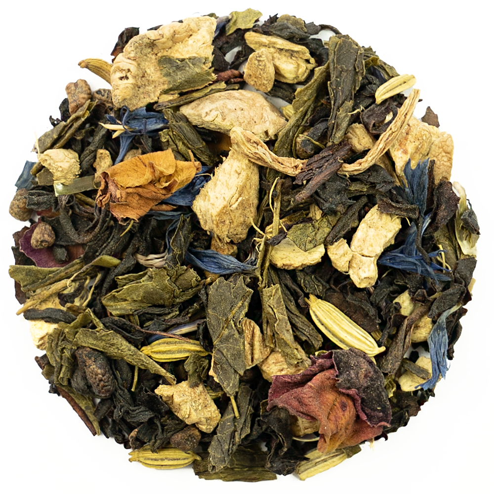 Black and Green Loose Tea Blend
