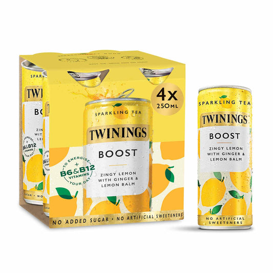 Twinings Sparkling Tea Boost 4 Pack