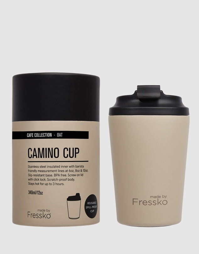 FRESSKO Oat Reusable Cup (Stainless Steel)