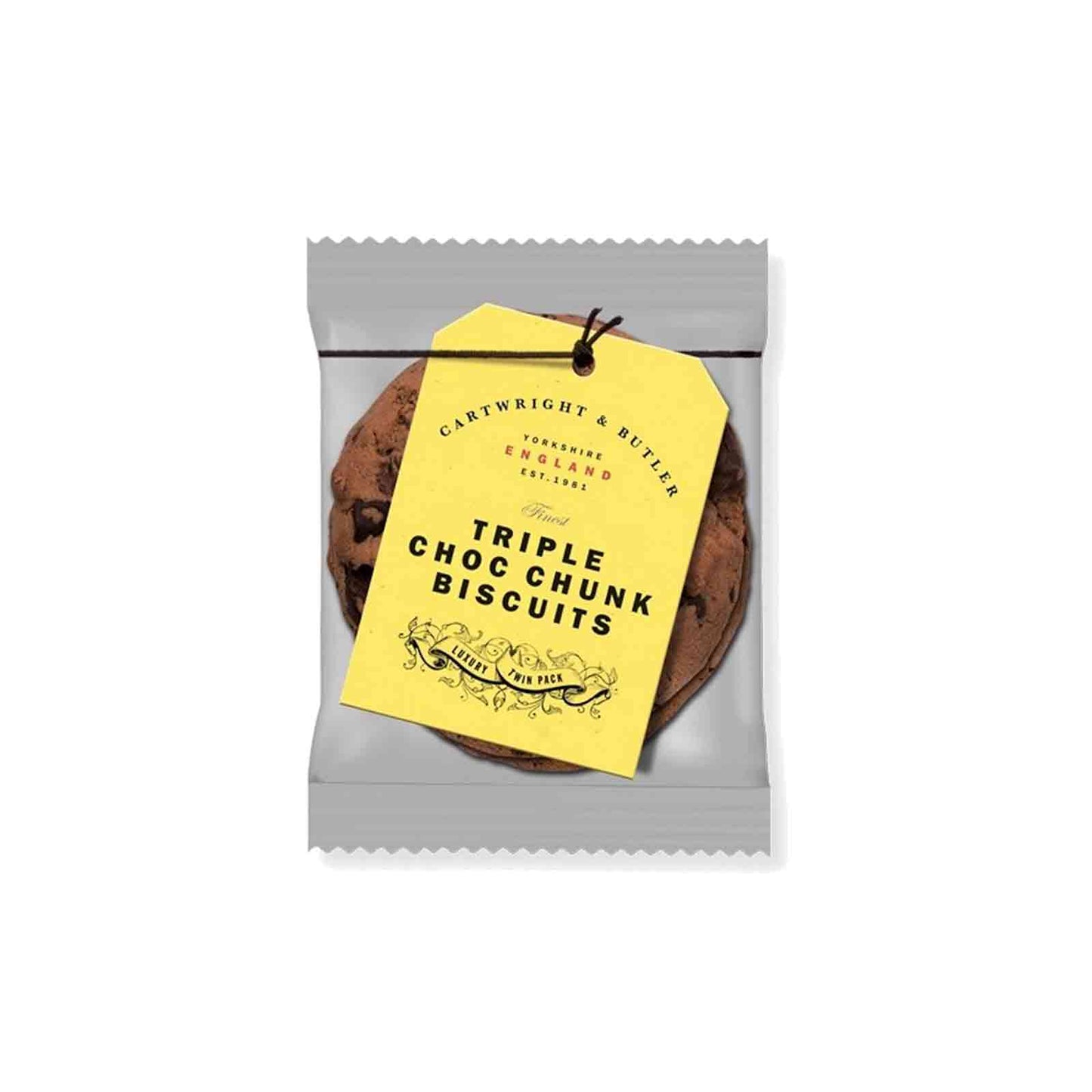 Cartwright & Butler Triple Choc Chunk Biscuit Twin Pack