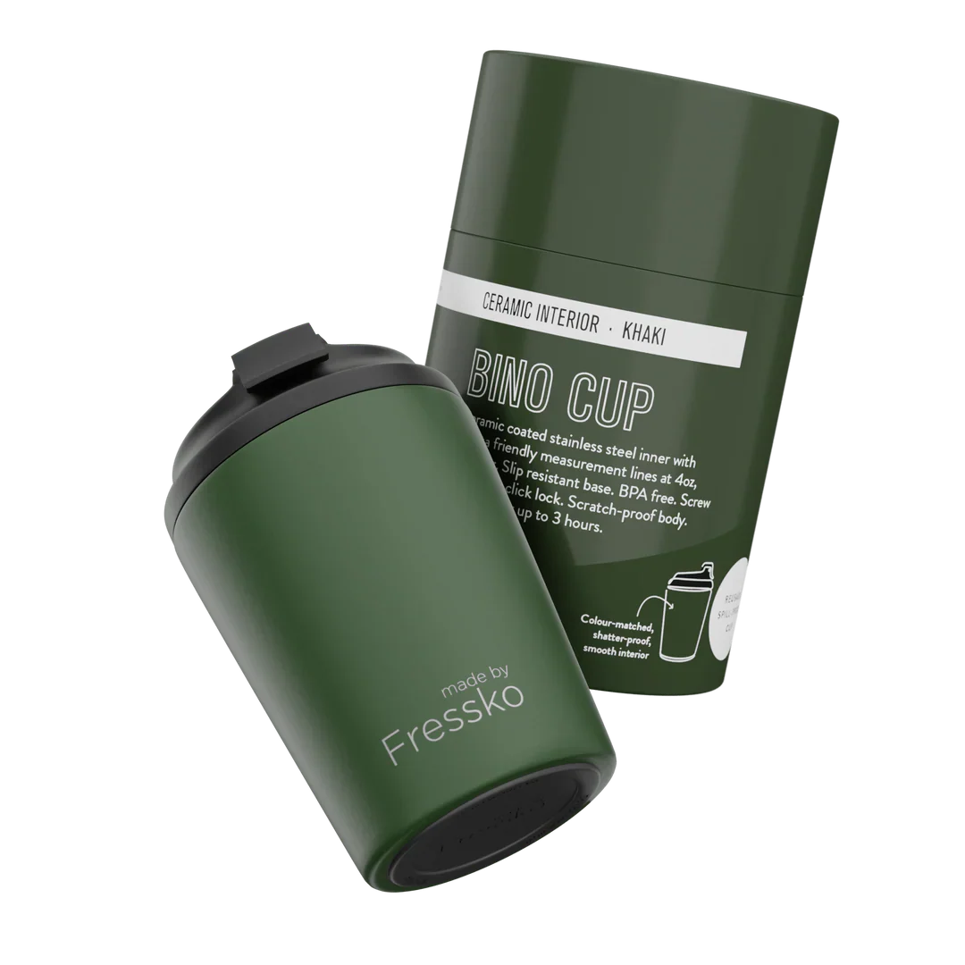 FRESSKO Khaki Reusable Cup (Ceramic)