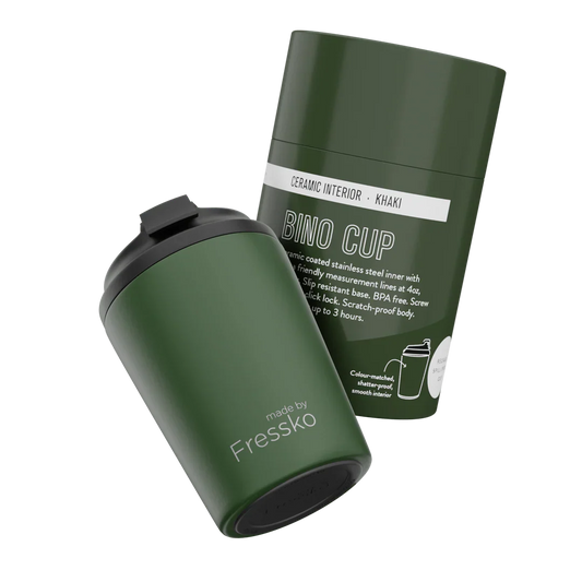 FRESSKO Khaki Reusable Cup (Ceramic)