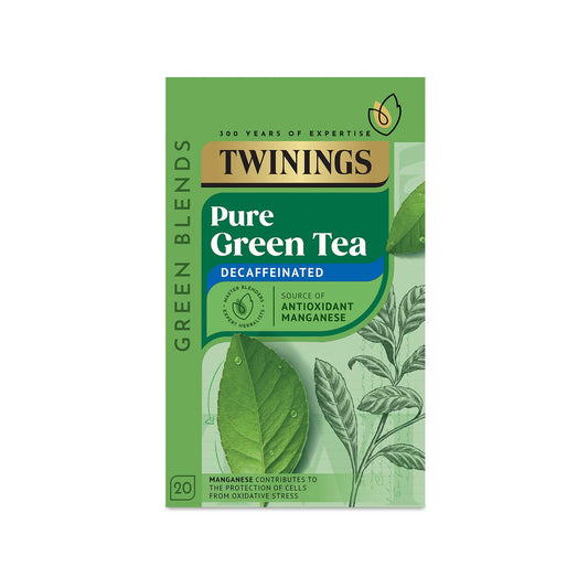 Twinings Green Tea Pure Green Tea 20 Tea Bags Caffeine Free Tea Sugar Free Tea Decaffeinated (Decaf) Tea