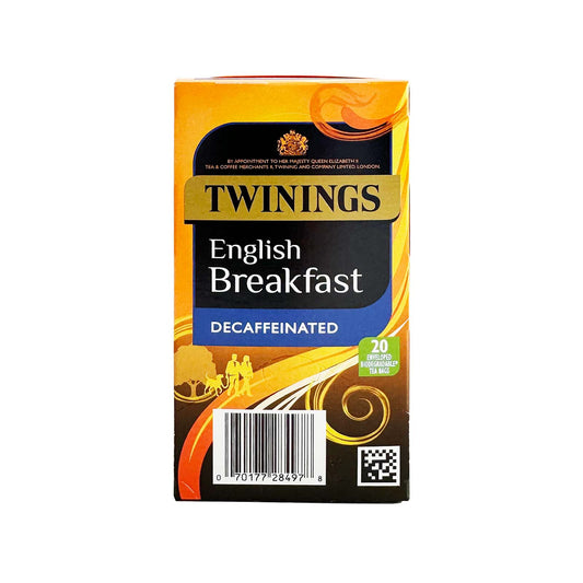 Twinings English Breakfast Tea 20 Tea Bags Caffeine Free Well Rounded English Breakfast Black Tea Biodegradable Tea Bag