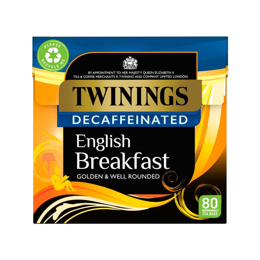 Twinings English Breakfast Decaffeinated 4 x 80 Tea Bags