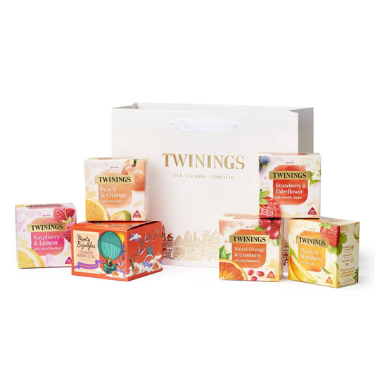 Twinings Fruitful Christmas Selection Gift Bag Fruit Teas Tea Gift Box Twinings Tea Gift Box