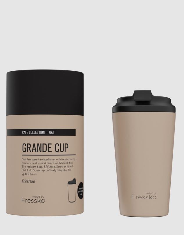 FRESSKO Oat Reusable Cup (Stainless Steel)