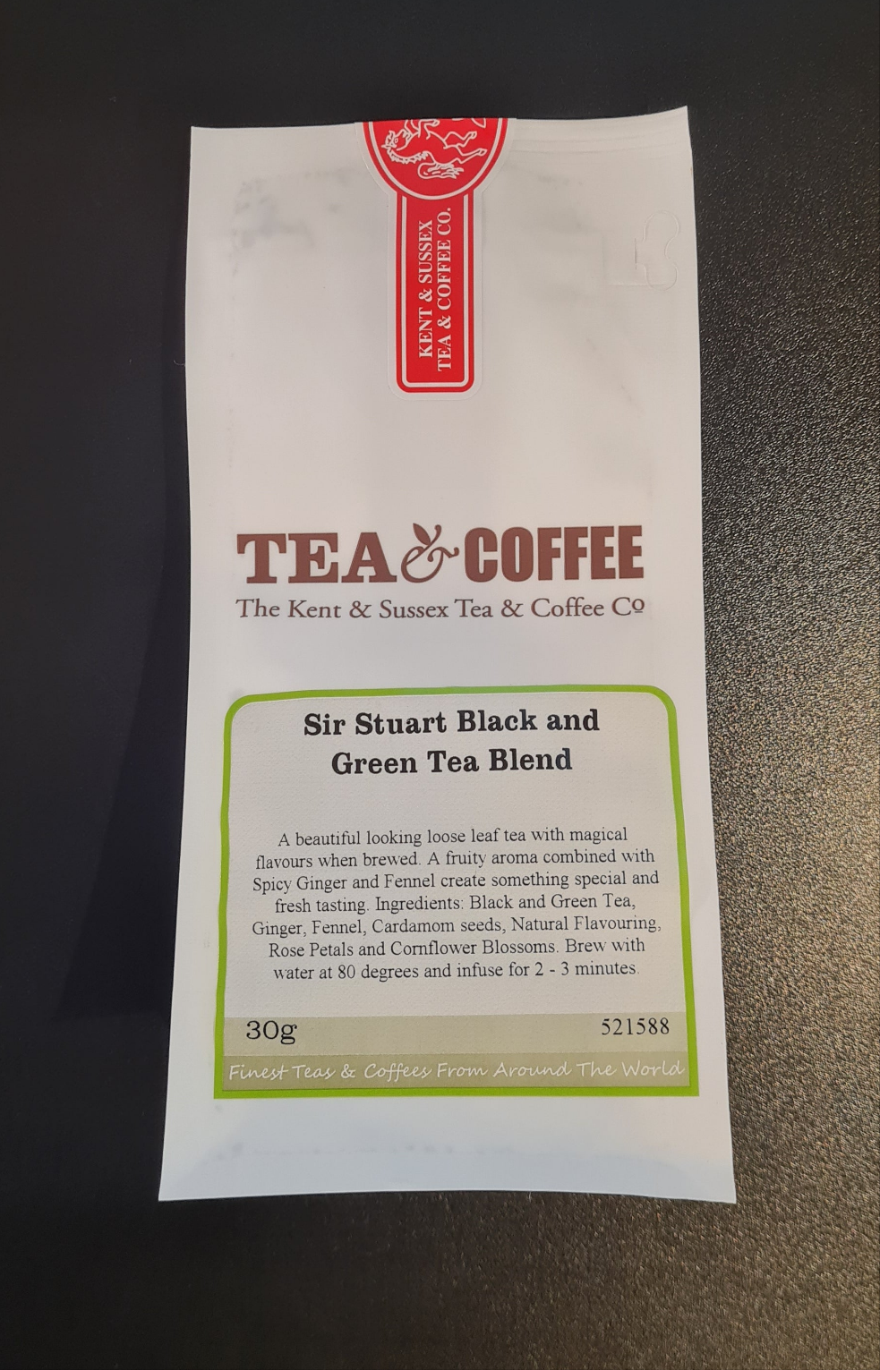 Black and Green Loose Tea Blend