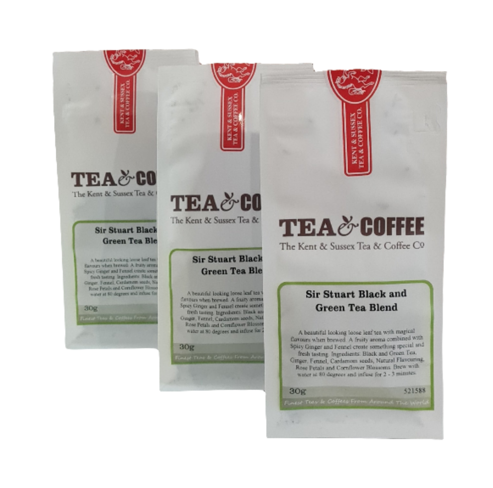 Black and Green Loose Tea Blend