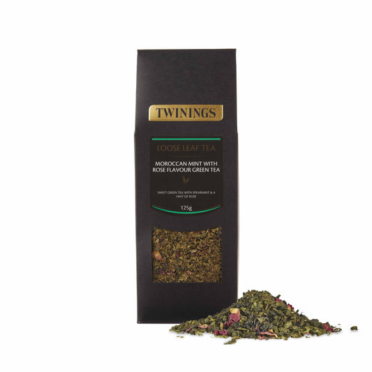 Twinings Moroccan Mint with Rose Flavour Green 125g Loose Leaf Tea