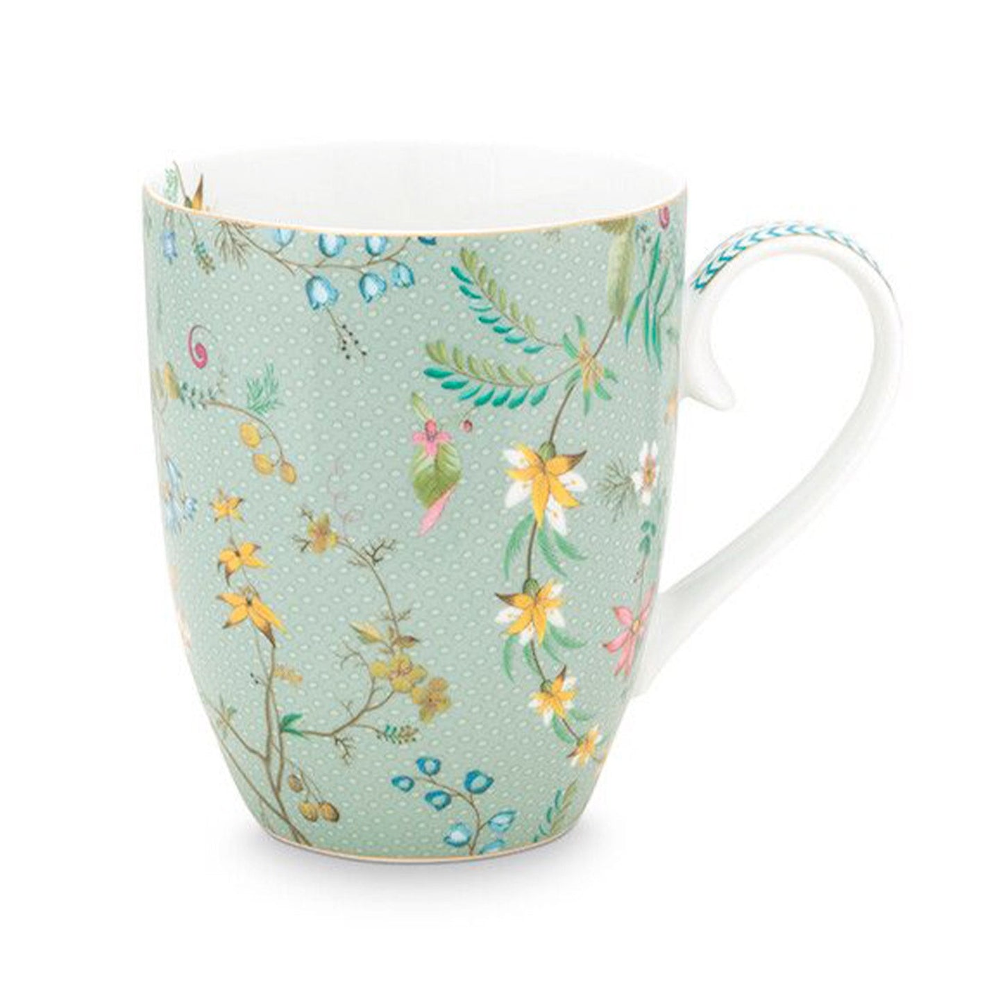 Pip Studio Jolie Flowers Mug Porcelain Collection Blue Teaware Tea Lover Gift