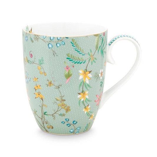 Pip Studio Jolie Flowers Mug Porcelain Collection Blue Teaware Tea Lover Gift