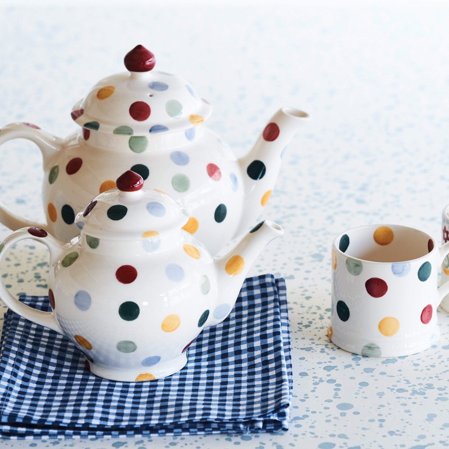 Emma Bridgewater Seconds Polka Dot Small Mug Unique Handmade & Handpainted English Earthenware Tea/Coffee Mug
