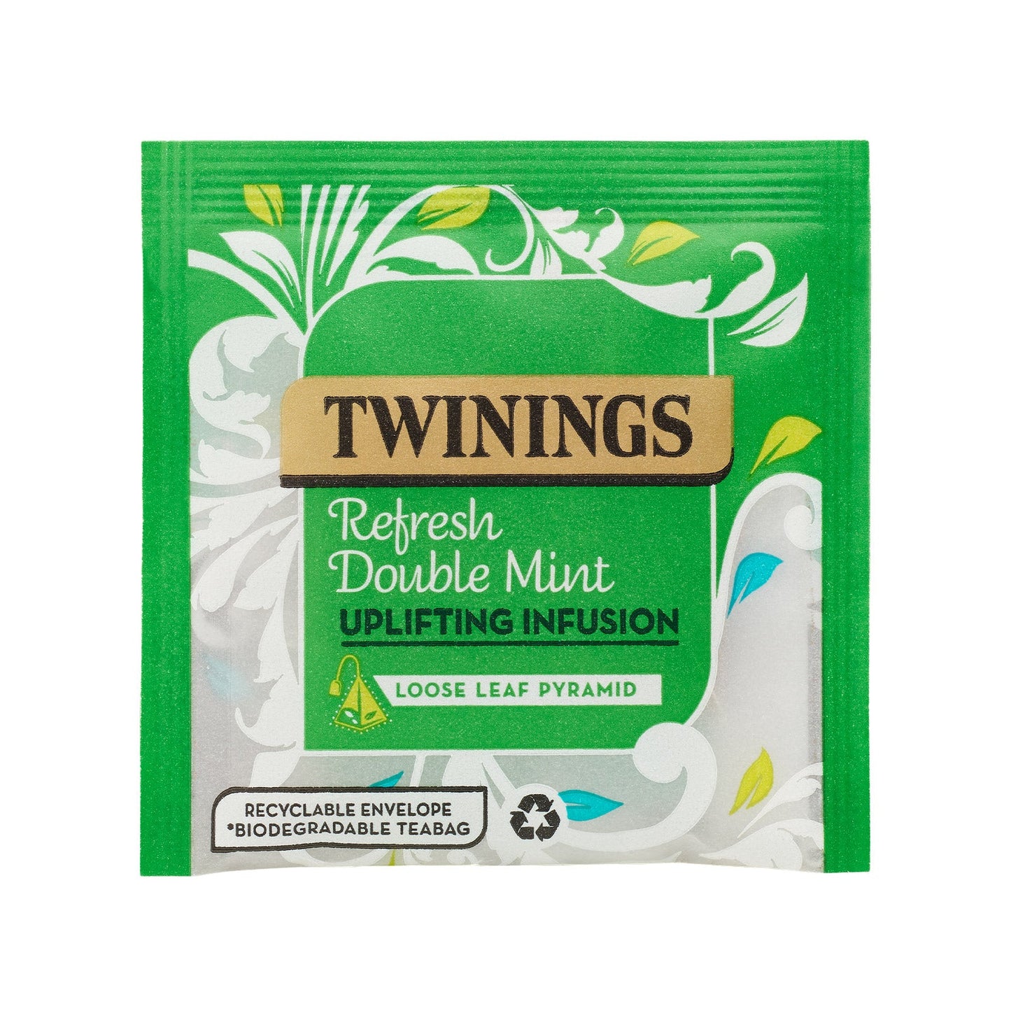 Twinings Refresh Double Mint Loose Leaf Pyramid Single Envelope