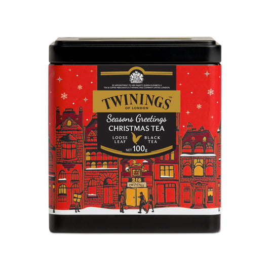 Twinings Seasons Greetings Christmas Tea Loose Tea Caddy