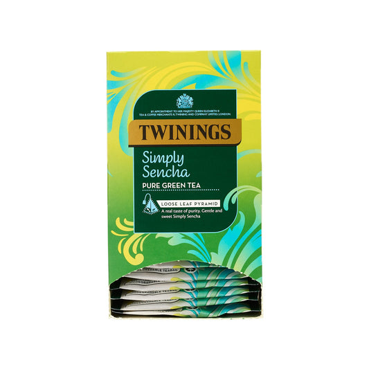 Twinings Simply Sencha 15 Pyramid Bags (Individually Wrapped)