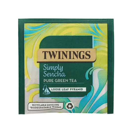 Twinings Simply Sencha Green Tea Loose Leaf Pyramid Single Envelope