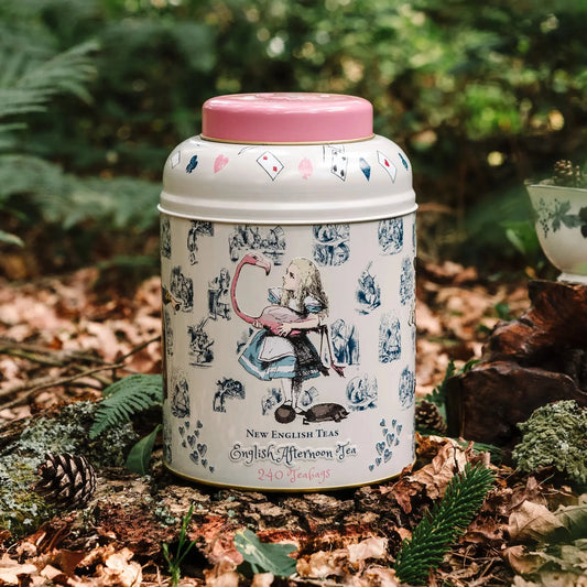 Our Vintage Alice in Wonderland Tea Caddy features the original illustrations by John Tenniel. Highly collectable tea tin contains 240 of our most popular full-bodied English Afternoon teabags. The ideal gift! English Afternoon tea is perfect when co