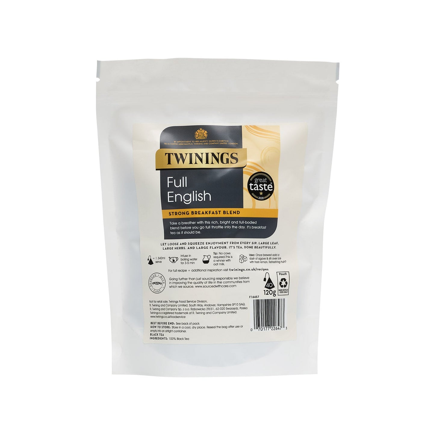 Twinings The Full English 40 Loose Pyramid Tea Bags